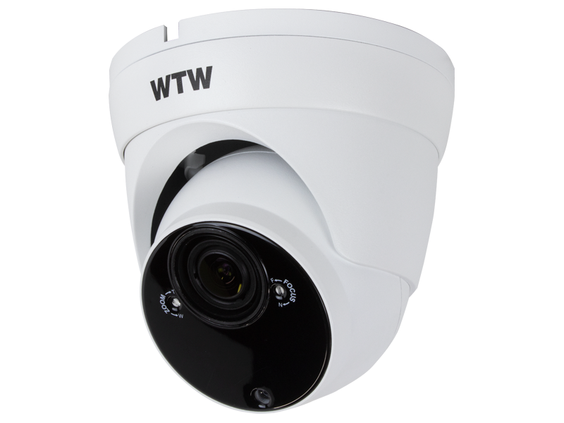 【WTW-ADRX196GW】500万画素AHDシリーズ 屋外防滴仕様 赤外線ドームカメラ