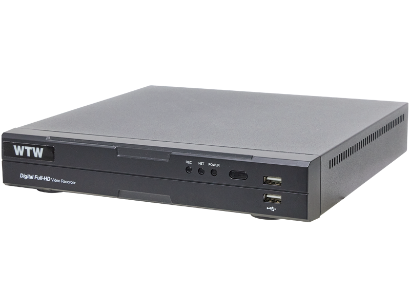 【WTW-DEHP704Y】400万画素対応EX-SDI/HD-SDI 4ch対応 デジタルビデオレコーダー(DVR)